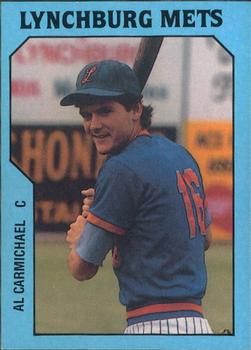 1985 TCMA Lynchburg Mets #15 Al Carmichael Front