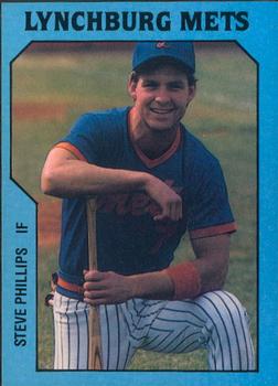 1985 TCMA Lynchburg Mets #16 Steve Phillips Front