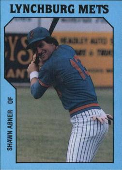 1985 TCMA Lynchburg Mets #25 Shawn Abner Front