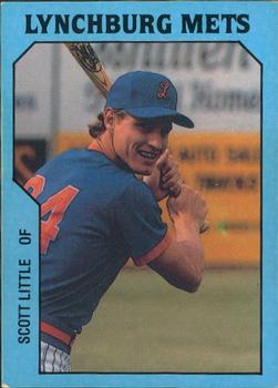 1985 TCMA Lynchburg Mets #27 Scott Little Front