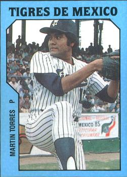 1985 TCMA Mexico City Tigers #13 Martin Torres Front