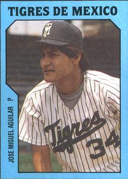 1985 TCMA Mexico City Tigers #14 Jose Aguilar Front