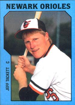 1985 TCMA Newark Orioles #5 Jeff Tackett Front
