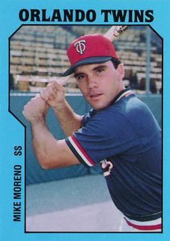 1985 TCMA Orlando Twins #8 Mike Moreno Front