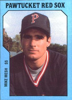 1985 TCMA Pawtucket Red Sox #8 Mike Mesh Front