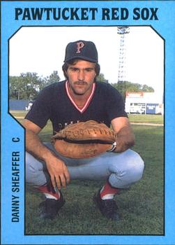 1985 TCMA Pawtucket Red Sox #12 Danny Sheaffer Front