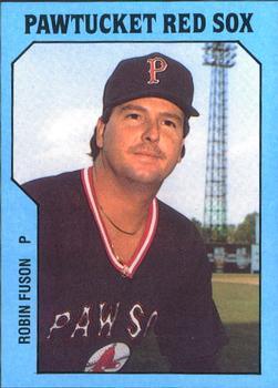 1985 TCMA Pawtucket Red Sox #13 Robin Fuson Front