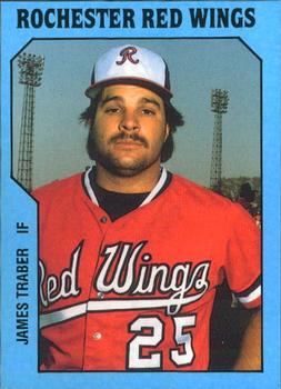 1985 TCMA Rochester Red Wings #9 James Traber Front