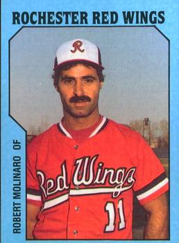 1985 TCMA Rochester Red Wings #12 Robert Molinaro Front