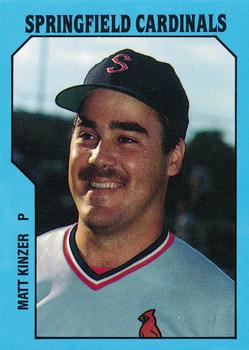 1985 TCMA Springfield Cardinals #14 Matt Kinzer Front