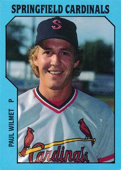 1985 TCMA Springfield Cardinals #30 Paul Wilmet Front