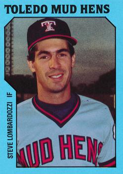 1985 TCMA Toledo Mud Hens #17 Steve Lombardozzi Front