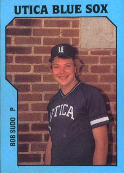 1985 TCMA Utica Blue Sox #5 Bob Sudo Front