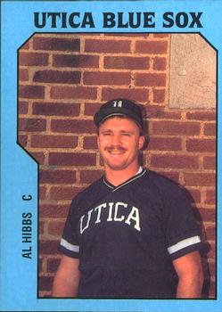 1985 TCMA Utica Blue Sox #11 Al Hibbs Front