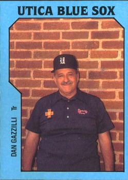 1985 TCMA Utica Blue Sox #26 Dan Gazzilli Front