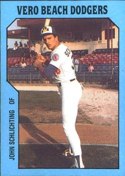 1985 TCMA Vero Beach Dodgers #3 John Schlichting Front