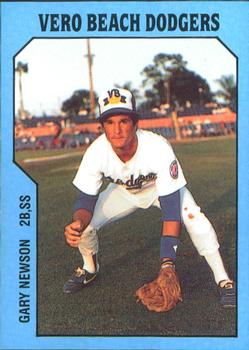 1985 TCMA Vero Beach Dodgers #4 Gary Newsom Front