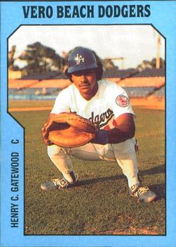 1985 TCMA Vero Beach Dodgers #11 Henry Gatewood Front