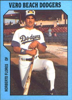 1985 TCMA Vero Beach Dodgers #12 Norberto Flores Front