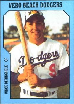 1985 TCMA Vero Beach Dodgers #17 Vince Beringhele Front