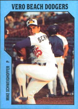 1985 TCMA Vero Beach Dodgers #18 Mike Schweighoffer Front