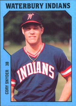 1985 TCMA Waterbury Indians #23 Cory Snyder Front
