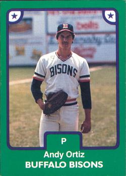 1984 TCMA Buffalo Bisons #15 Andy Ortiz Front