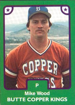 1984 TCMA Butte Copper Kings #5 Mike Wood Front