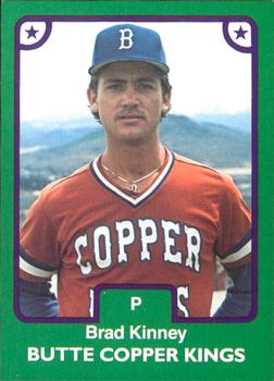 1984 TCMA Butte Copper Kings #13 Brad Kinney Front