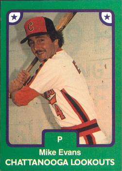 1984 TCMA Chattanooga Lookouts #1a Mike Evans Front