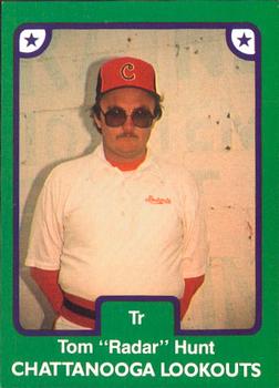1984 TCMA Chattanooga Lookouts #9 Tom Hunt Front