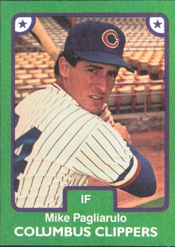 1984 TCMA Columbus Clippers #1 Mike Pagliarulo Front