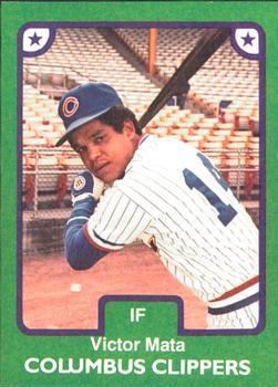 1984 TCMA Columbus Clippers #10 Victor Mata Front
