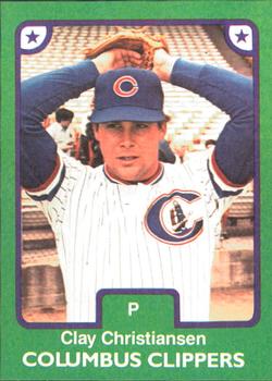 1984 TCMA Columbus Clippers #12 Clay Christiansen Front
