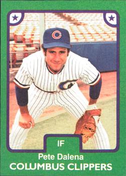 1984 TCMA Columbus Clippers #18 Pete Dalena Front
