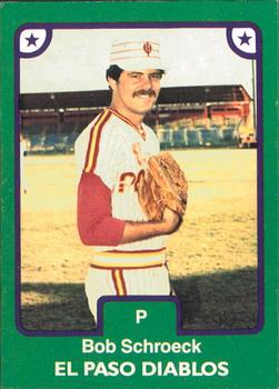 1984 TCMA El Paso Diablos #3 Bob Schroeck Front