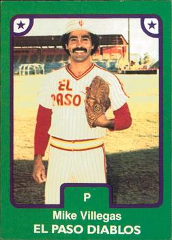 1984 TCMA El Paso Diablos #8 Mike Villegas Front