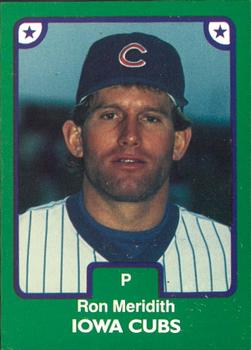 1984 TCMA Iowa Cubs #27 Ron Meridith Front
