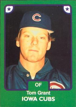 1984 TCMA Iowa Cubs #30 Tom Grant Front