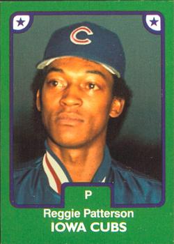 1984 TCMA Iowa Cubs #31 Reggie Patterson Front