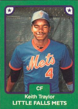 1984 TCMA Little Falls Mets #9 Keith Traylor Front