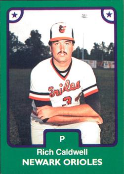 1984 TCMA Newark Orioles #17 Rich Caldwell Front