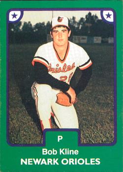 1984 TCMA Newark Orioles #24 Bob Kline Front