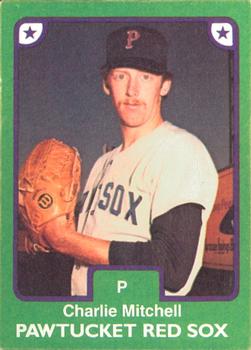 1984 TCMA Pawtucket Red Sox #1 Charlie Mitchell Front