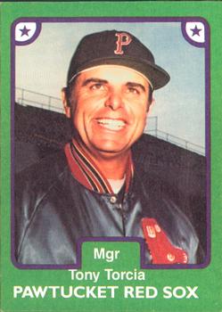 1984 TCMA Pawtucket Red Sox #3B Tony Torchia Front