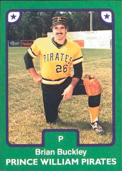 1984 TCMA Prince William Pirates #10 Brian Buckley Front