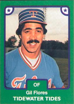 1984 TCMA Tidewater Tides #7 Gil Flores Front