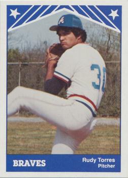 1983 TCMA Anderson Braves #17 Rudy Torres Front