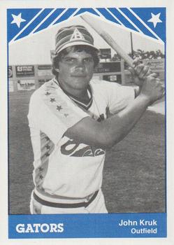 1983 TCMA Beaumont Golden Gators #11 John Kruk Front