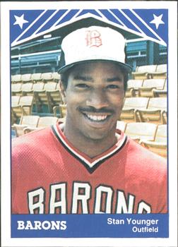 1983 TCMA Birmingham Barons #5 Stan Younger Front